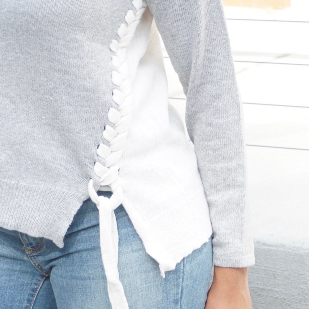 Robin Kint sweater side tie details